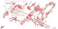 FRAME for Honda DASH 125, Rear brake disk 2021