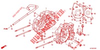 CRANKCASE for Honda DASH 125, Rear brake drum 2020