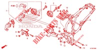 FRAME for Honda DASH 125, Rear brake drum 2020