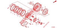 CLUTCH for Honda WAVE 110 ALPHA, front disk, moulded wheels 2020