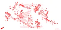 FOOTREST Frame 150 honda-motorcycle RS 2020 F_30