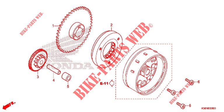 CLUTCH for Honda RS 150 R V4 2020