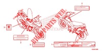 CAUTION LABEL for Honda RS 150 R V4 2020