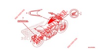 STICKERS for Honda CB 1000 R ABS 2020