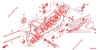 LEFT CRANKCASE for Honda VARIO 150 REPSOL 2020