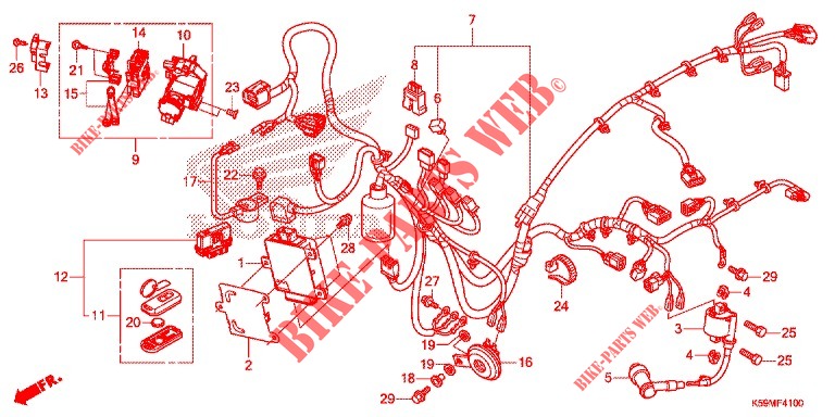 WIRE HARNESS for Honda VARIO 150 2020