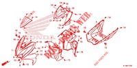     GAINE DE PROTECTION AVANT/COUVERCLE INTERNE for Honda BEAT 110 2021