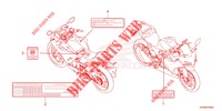 CAUTION LABEL for Honda CBR 150 R BLACK 2021