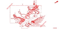 TAILLIGHT for Honda EX5 110 Electric start, Casted wheels 2021