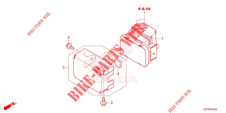 ABS MODULATOR for Honda RSX 150 2022