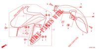 FRONT FENDER for Honda RSX 150  REPSOL 2022