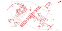 REAR BRAKE CALIPER for Honda RSX 150  REPSOL 2022