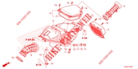 AIR CLEANER(2) for Honda CB 250 R 2023