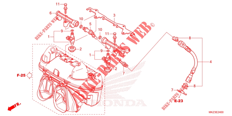 FUEL INJECTOR for Honda CBR 600 RR 2021