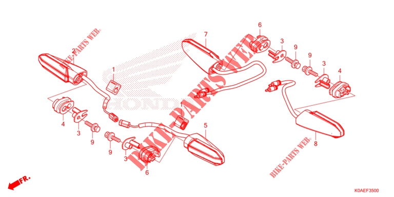 INDICATOR for Honda CB 300 R ABS 2023