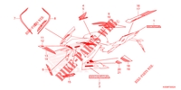     MARQUE/RAYURE (CBR150RA 9MA) for Honda CBR 150 R 2021