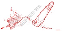 REAR FENDER for Honda NC 700 ABS 2012