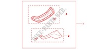 FOOT DEFLECTOR SET for Honda NC 700 2012