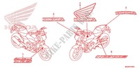 STICKERS for Honda NC 700 ABS DCT 2012