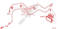 REAR BRAKE HOSE   BRAKE PIPE for Honda CBR 500 R ABS BLACK OR SILVER 2013