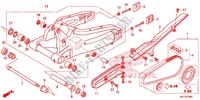 SWINGARM   CHAIN CASE for Honda CBR 600 RR ABS REPSOL 2013