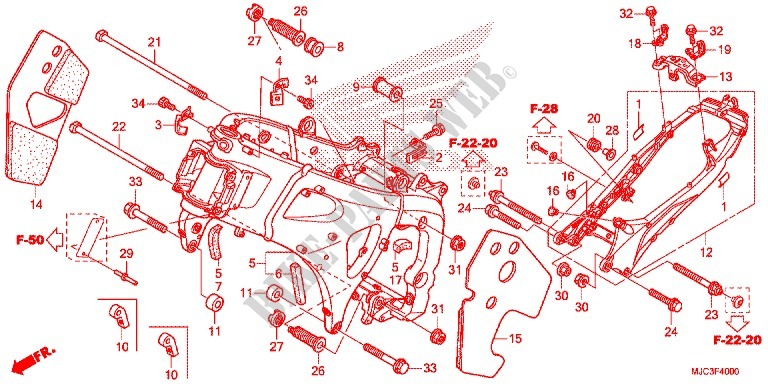 FRAME for Honda CBR 600 RR ABS REPSOL 2013