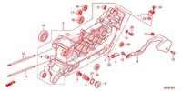 LEFT CRANKCASE for Honda ANC 110 ICON 2012