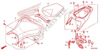 SEAT for Honda CBR 1000 RR TRICOLOR 2015