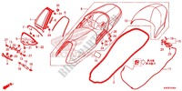 SINGLE SEAT (2) for Honda FORZA 300 2013
