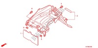 REAR FENDER for Honda ANC 110 ICON 2012