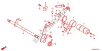 GEARSHIFT DRUM   SHIFT FORK for Honda WAVE DASH 110 R, Electric start, rear brake disk 2013