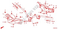 HANDLEBAR (1) for Honda WAVE DASH 110 S, Electric start, rear brake drum 2012