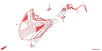 HEADLIGHT (1) for Honda WAVE DASH 110 S, Electric start, rear brake drum 2012