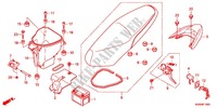 SEAT (1) for Honda WAVE DASH 110 S, Electric start, rear brake drum 2012