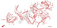 FAIRING   LEG SHIELD (3) for Honda WAVE 125 X, Casted wheels, Electric start 2011