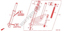 FRONT FORK for Honda WAVE 110 S, Kick start 2013