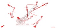MAIN STAND   BRAKE PEDAL for Honda WAVE 110 S, Kick start 2014