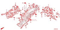 REAR FENDER for Honda WAVE 110 S, Kick start 2013