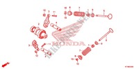 CYLINDER   HEAD for Honda WAVE 110 ALPHA 2016, front drum, spoked wheels 2017