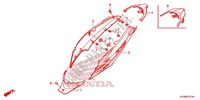 BODY COVER   LUGGAGE BOX   LUGGAGE CARRIER for Honda FUTURE 125 Casted wheels, Rear brake disk 2012