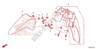 FRONT FENDER for Honda FUTURE 125 Casted wheels, Rear brake disk 2012