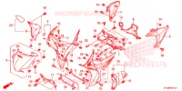 FRONT COWL - LEG SHIELD Frame 125 honda-motorcycle FUTURE 2014 F_44_10