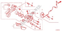 REAR BRAKE CALIPER for Honda CBR 250 R ABS 2012