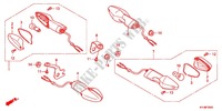INDICATOR (2) for Honda CBR 250 R ABS TRICOLOR 2013