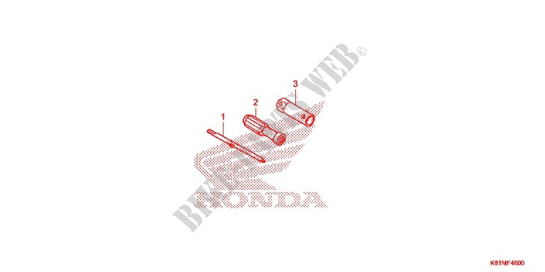 TOOLS   BATTERY BOX for Honda BEAT 110 2017 CBS 2018