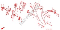 FRONT COVER   AIR CLEANER for Honda EX5 DREAM 100, Kick start 2012