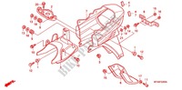 REAR FENDER for Honda EX5 DREAM 100, Kick start 2012