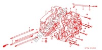 CRANKCASE (C100M) for Honda EX5 DREAM 100, Electric start 2012