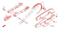 SWINGARM   CHAIN CASE (2) for Honda EX5 DREAM 100, Electric start 2012