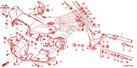 HANDLEBAR   COWL for Honda EX5 110 Kick start, carburetor 2013